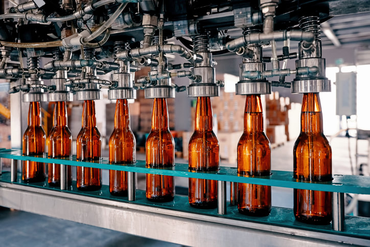 photo of a beverage manufacturing plant